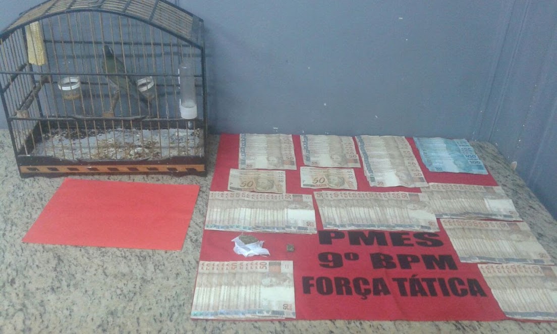 Apreensão dinheiro e drogas no União