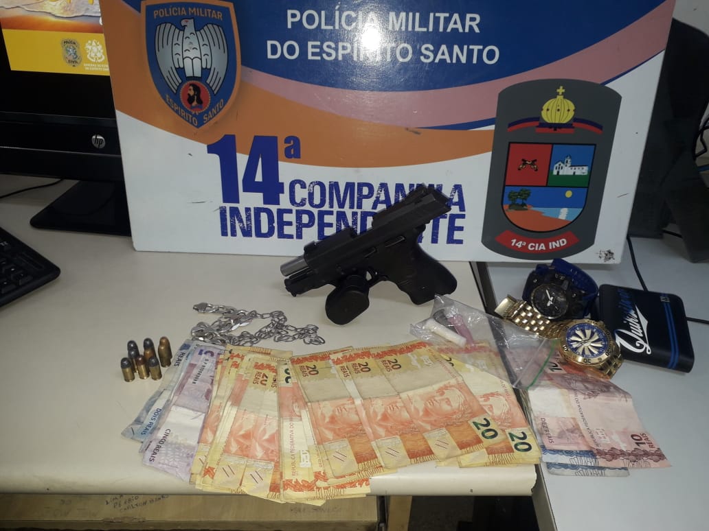 PM apreende arma em Operação de desarticulação de Baile Mandela na Serra
