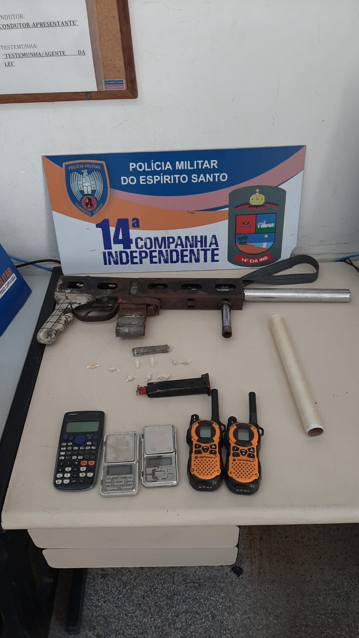 Arma apreendida em Vila Nova de Colares