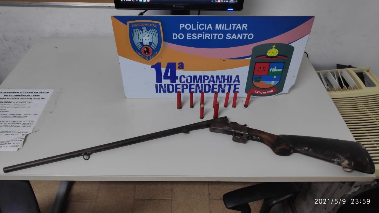 arma apreendida em Nova Almeida-1